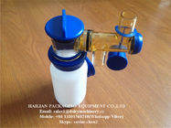 sobressalentes da máquina de ordenha 200ML, cor do azul da garrafa da amostra do leite