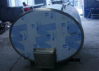 refrigerador horizontal do leite do vácuo de leite refrigerar tanque manual/automático de 1000L