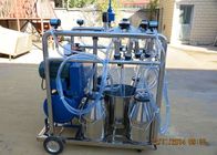 Máquina de ordenha móvel da cubeta de aço inoxidável do leite, Eletric e motor diesel