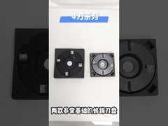 Disco de corte de casco de alta dureza de quatro lâminas de liga de alumínio para vaca e cavalo