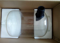 Higiene da escala de 32 litros receptor de vidro do leite da única com o cotovelo da borracha de 63mm